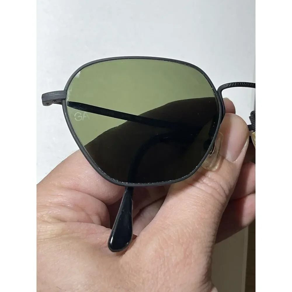 Authentic VTG Giorgio Armani 619 706 Large 140 with 100% UV Green Lenses 90s EUC